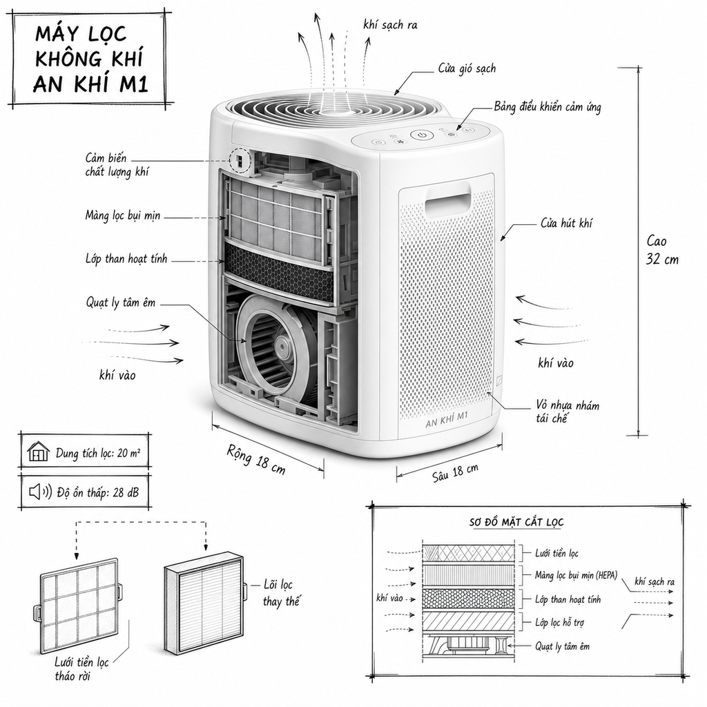 Infographic kỹ thuật sản phẩm