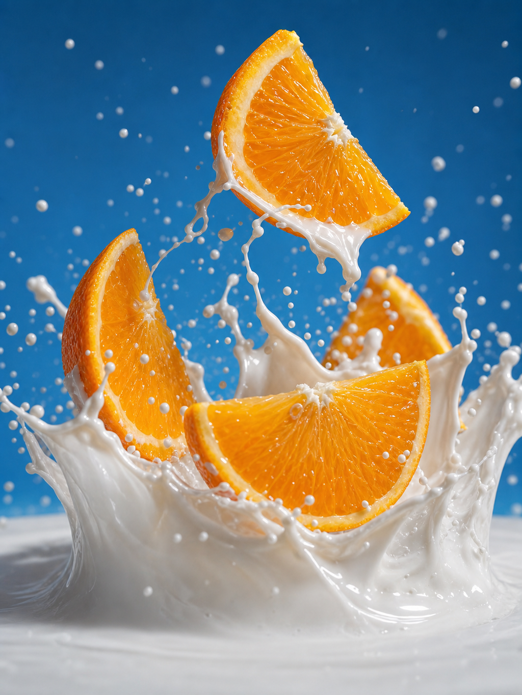 Cam Cao Phong rơi vào splash sữa