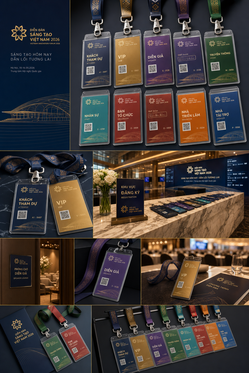 Mockup thẻ sự kiện cao cấp