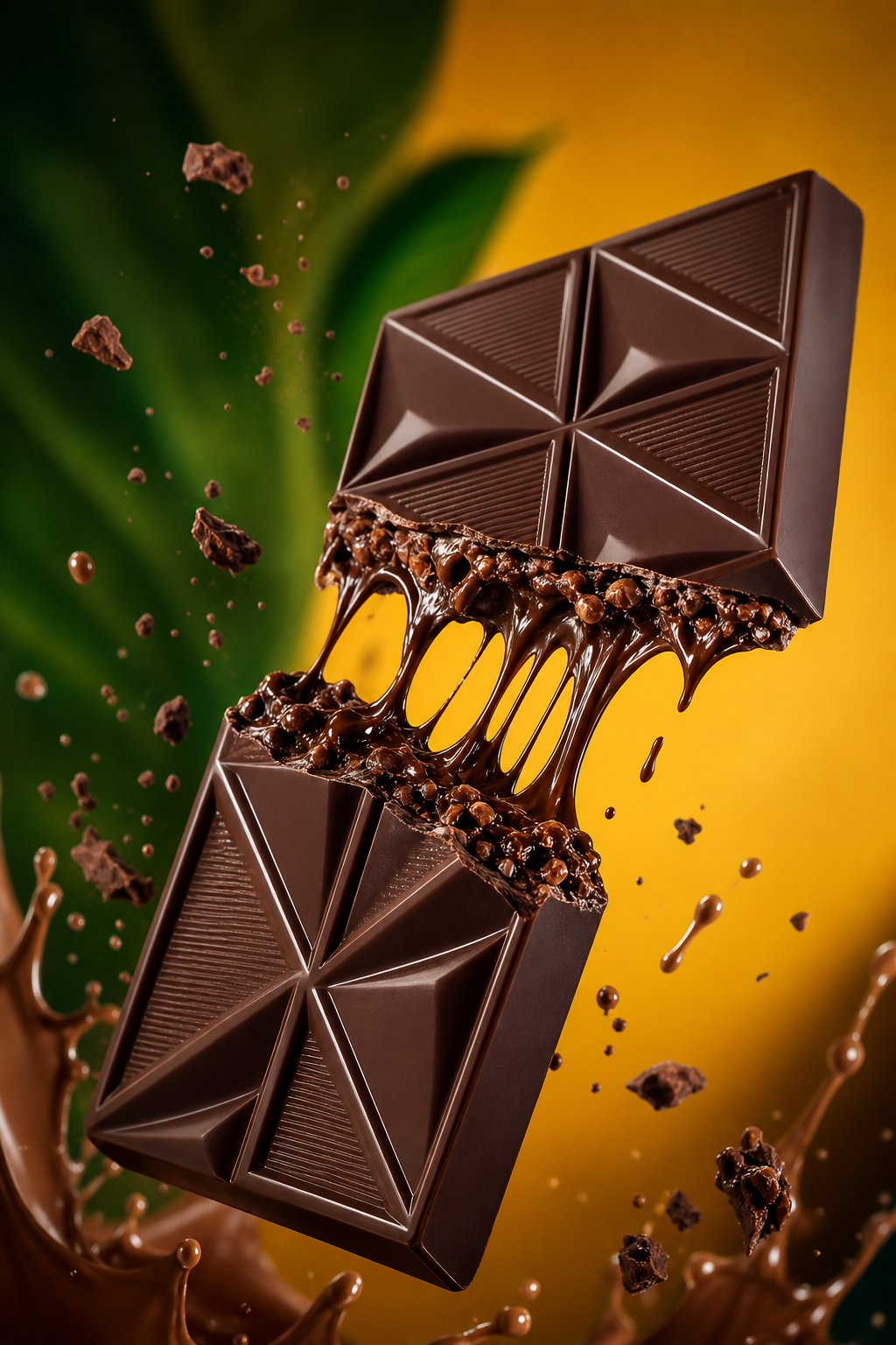 Thanh sô cô la Cacao Lúa Vàng