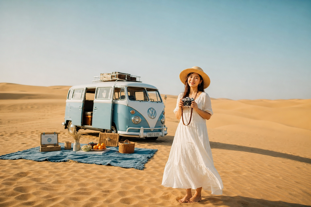 Du lịch bohemian giữa sa mạc nắng