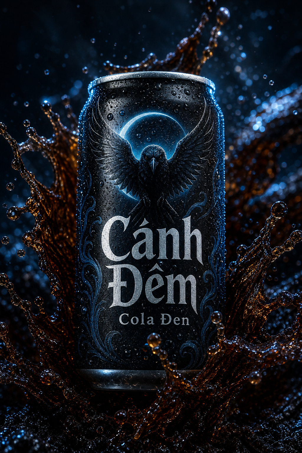 Lon cola Cánh Đêm phong cách điện ảnh