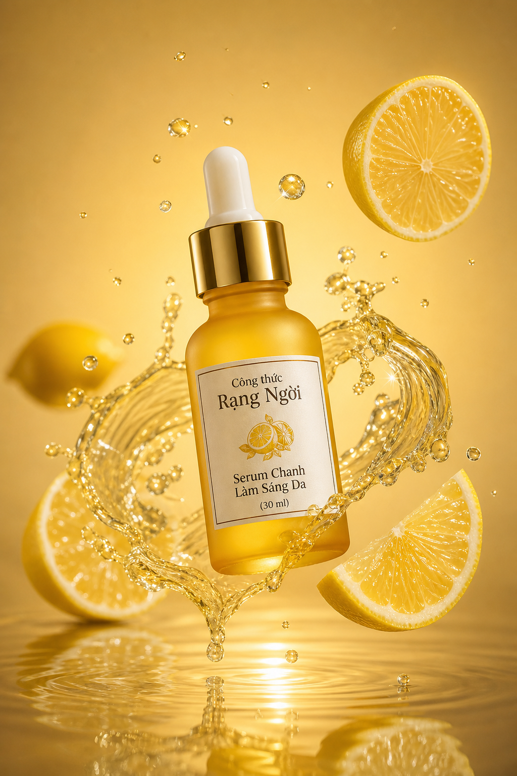 Serum chanh làm sáng da lơ lửng