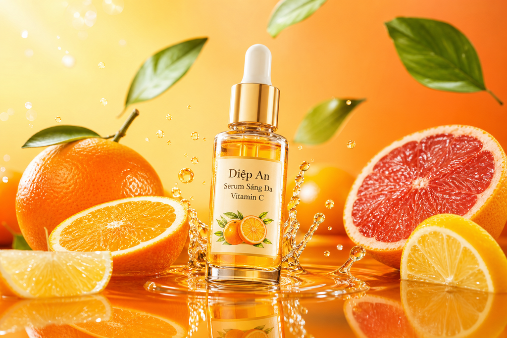 Serum vitamin C cao cấp giữa cam chanh