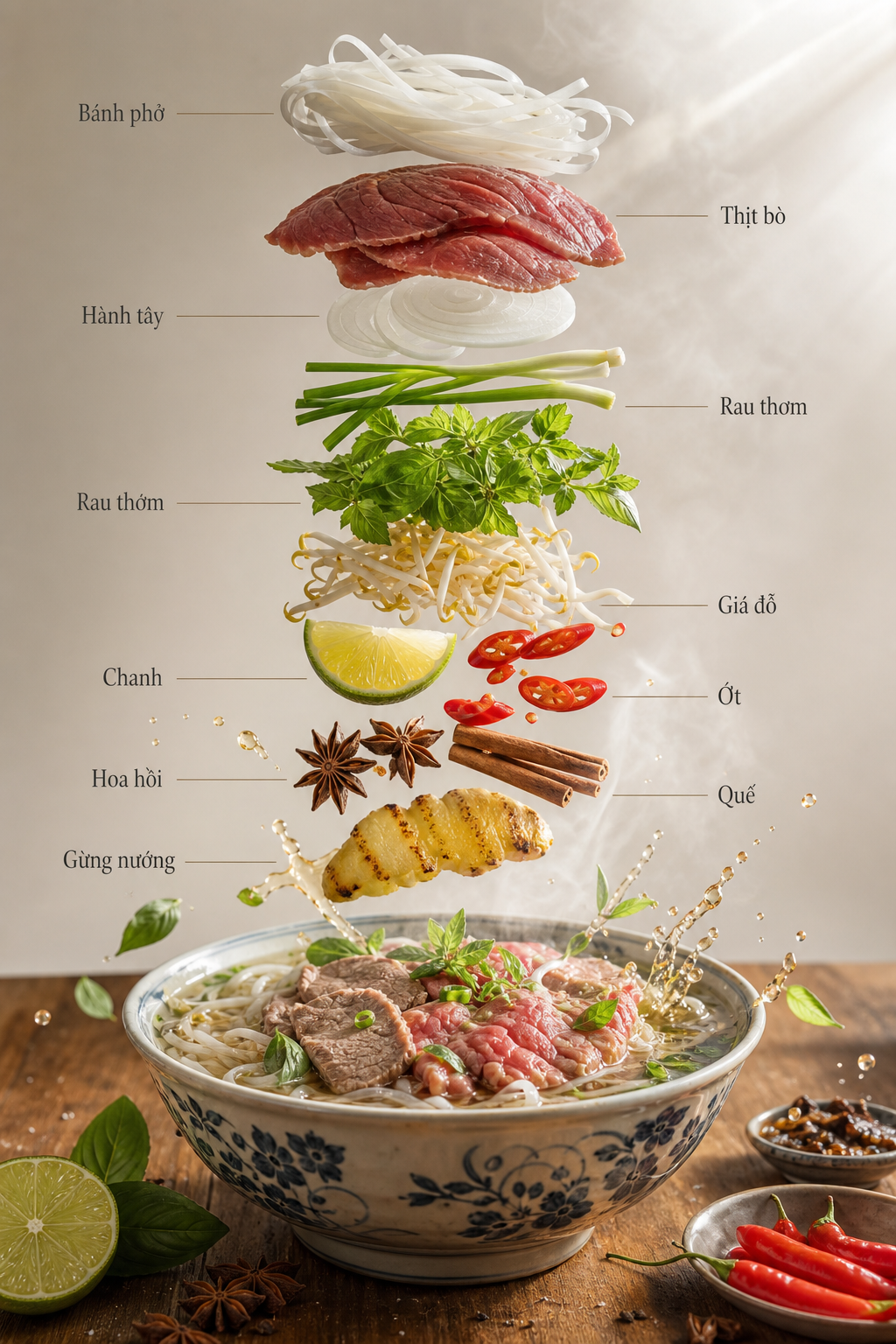 Infographic món ăn Việt truyền thống