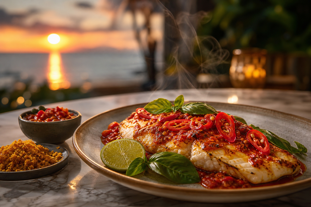 Seruit Lampung fine dining bên biển
