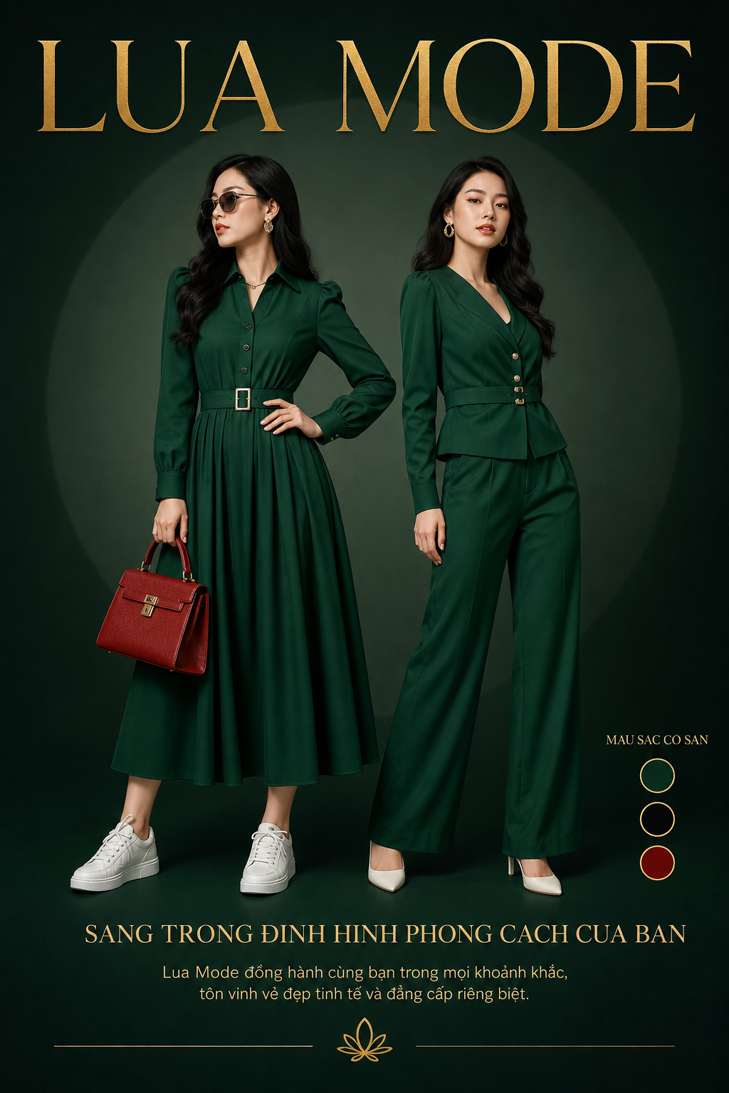 Poster quảng cáo thời trang LUA MODE