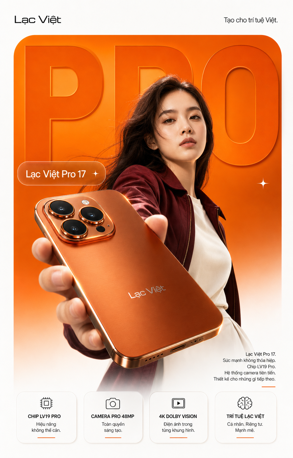 Poster quảng cáo Lạc Việt Pro 17