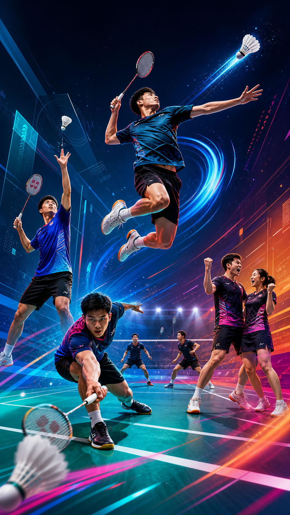Wallpaper cầu lông năng động