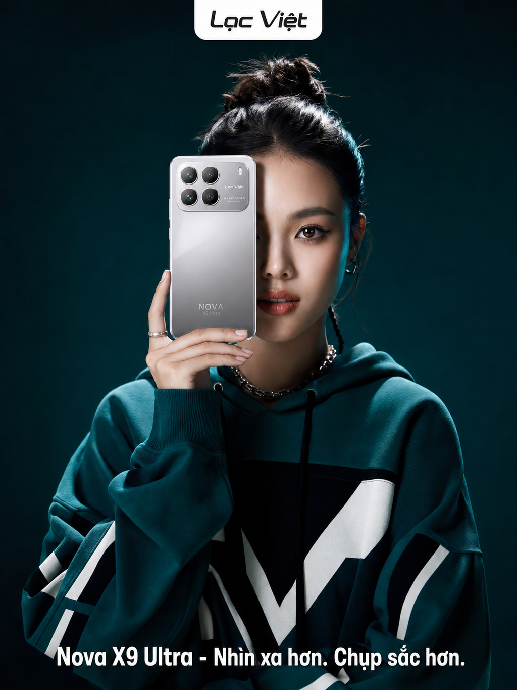 Quảng cáo Nova X9 Ultra phong cách thời trang