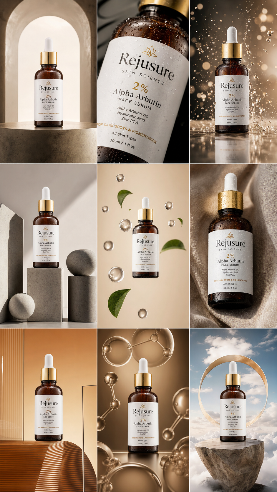 Serum dưỡng da Rejusure trong lưới quảng cáo cao cấp
