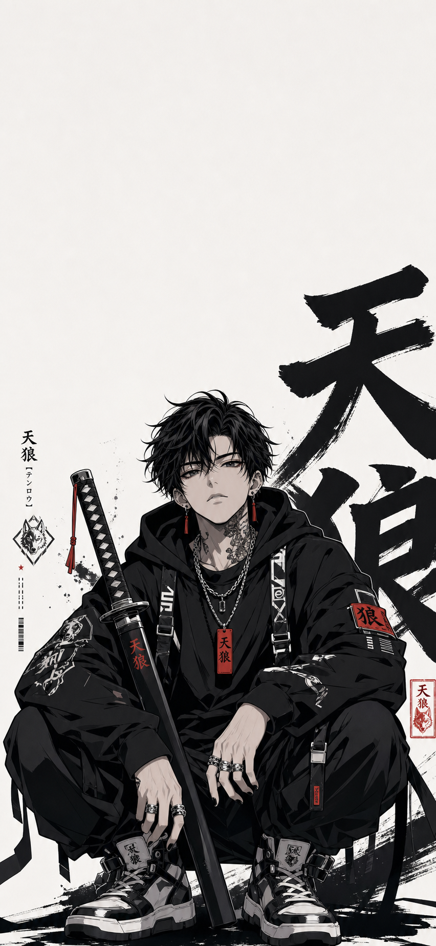 Hình nền anime streetwear Nhật Bản
