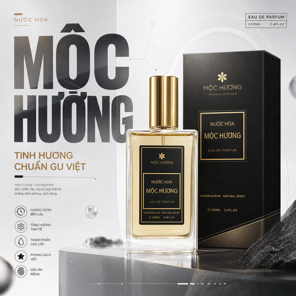 Quảng cáo nước hoa Mộc Hương cao cấp
