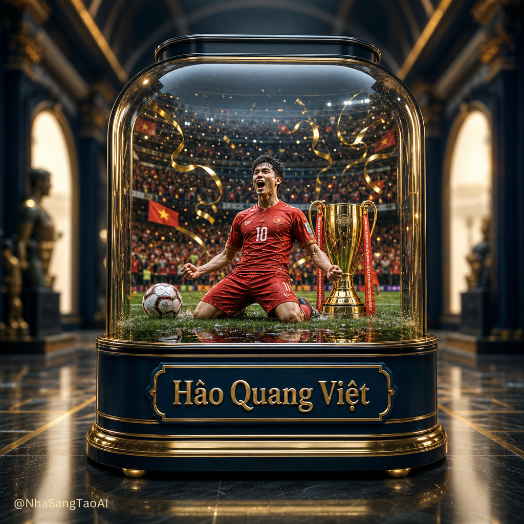 Vòm kính vinh quang bóng đá Việt