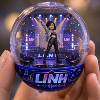Mô hình gashapon nhân vật trong viên nang