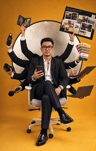 Giám đốc sáng tạo trong studio siêu thực