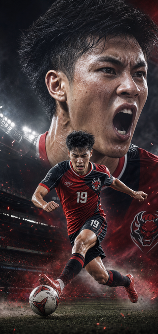 Poster cầu thủ Quỷ Đỏ Sài Gòn