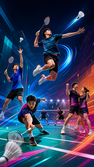 Wallpaper cầu lông năng động
