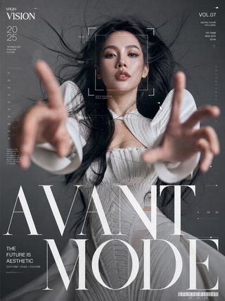 Chân dung thời trang avant-garde công nghệ