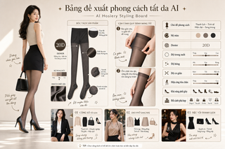 Bảng gợi ý phối tất da cao cấp