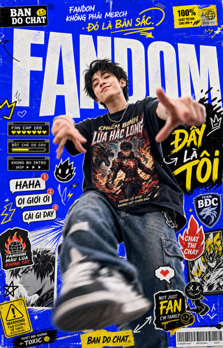 Poster Fandom Đường Phố Gen-Z