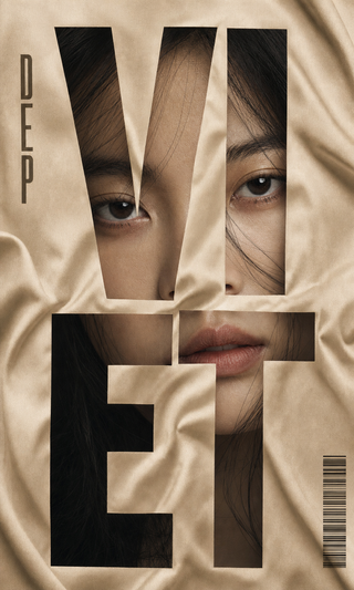 Chân dung editorial sau lớp lụa