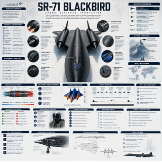 Infographic SR-71 Blackbird cao cấp
