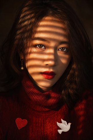 Chân dung beauty trong nắng vàng