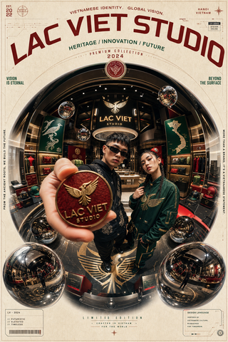 Poster thương hiệu Lac Viet Studio tương lai