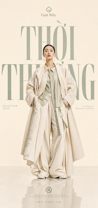 Poster thời trang Lụa Mây