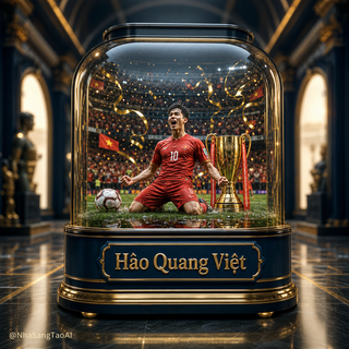 Vòm kính vinh quang bóng đá Việt