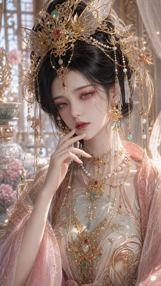Mỹ nhân cung đình fantasy phương Đông