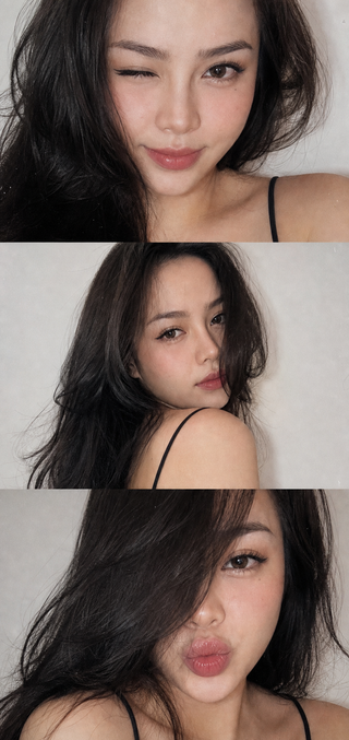 Collage chân dung selfie phong cách vintage