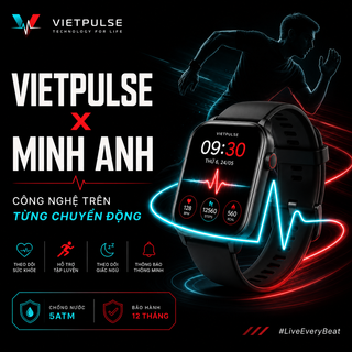 Poster quảng cáo đồng hồ thông minh VietPulse