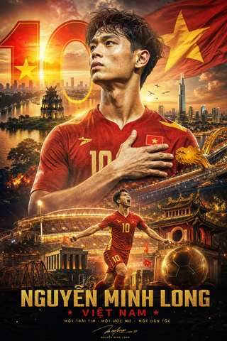 Poster cầu thủ Việt Nam số 10