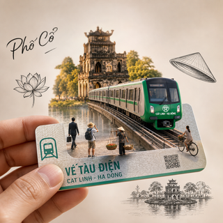 Tàu điện Cát Linh Hà Đông trong vé du lịch Hà Nội