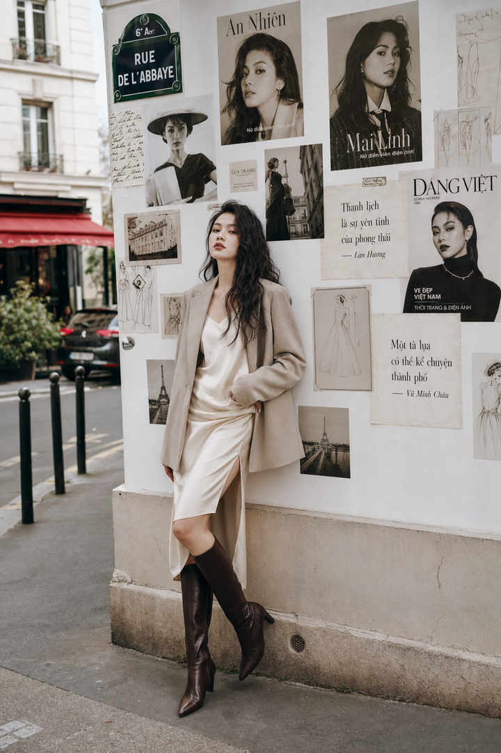 Chân dung thời trang Parisian chic
