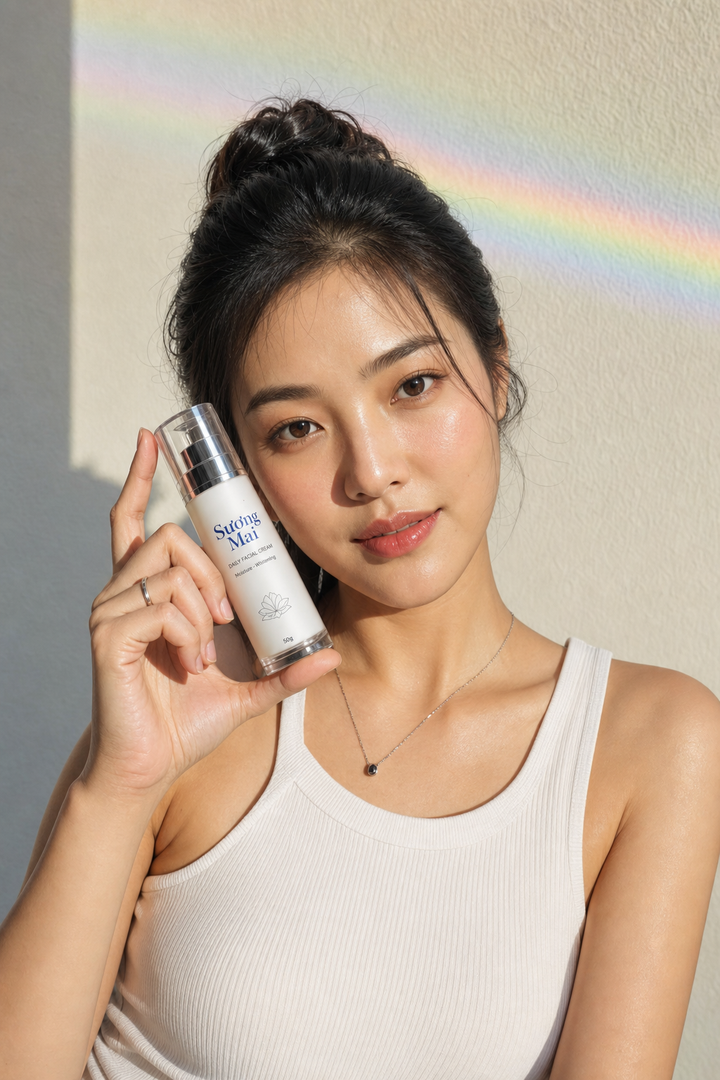 Chân dung quảng cáo mỹ phẩm Sương Mai