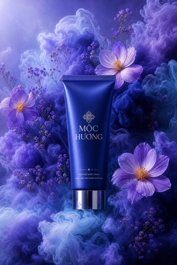 Kem Mộc Hương giữa làn khói hoa tím