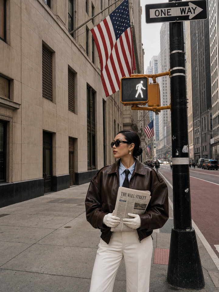 Chân dung thời trang đường phố Wall Street