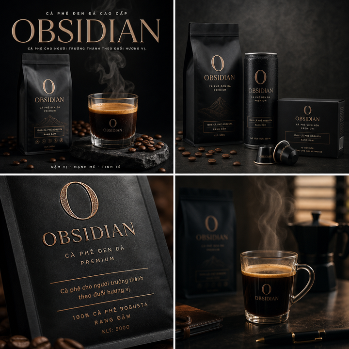 Chiến dịch cà phê OBSIDIAN cao cấp