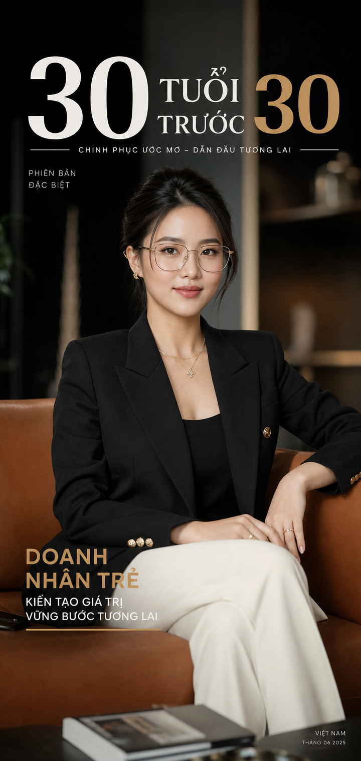 Chân dung nữ doanh nhân trên bìa tạp chí