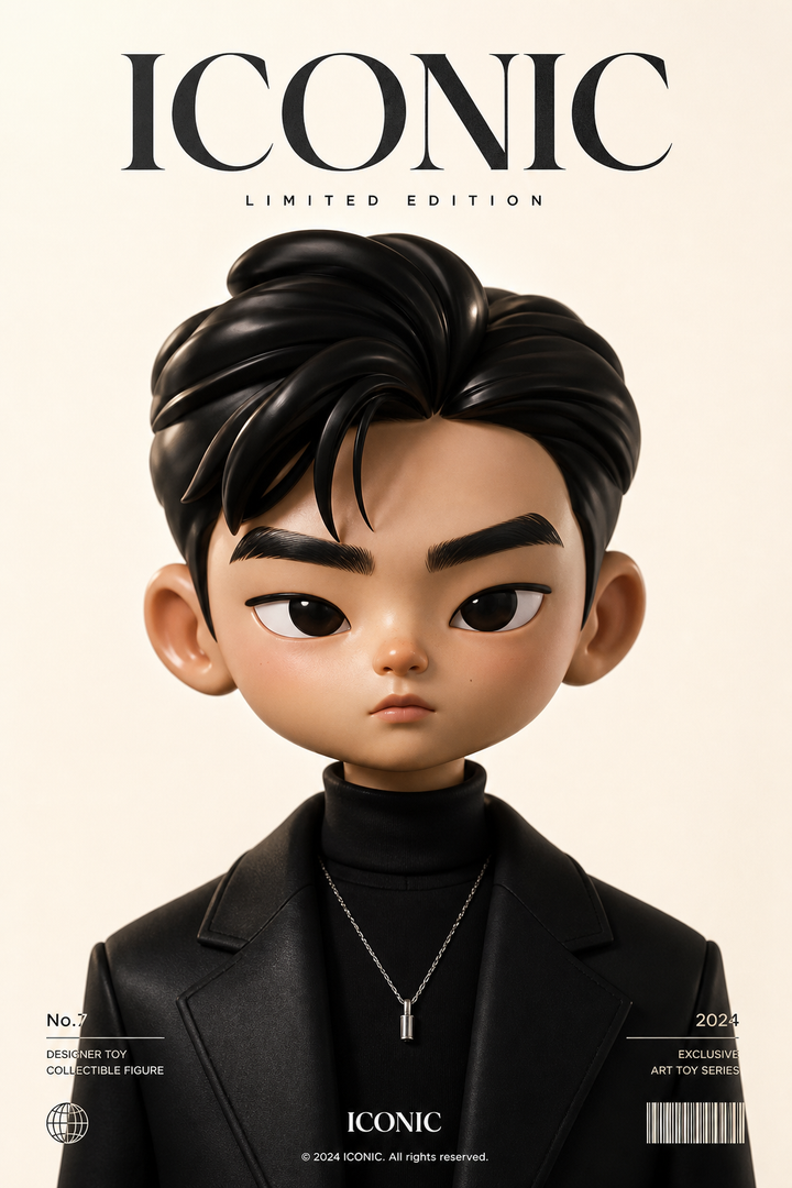 Avatar hoạt hình 3D phong cách art toy thời trang